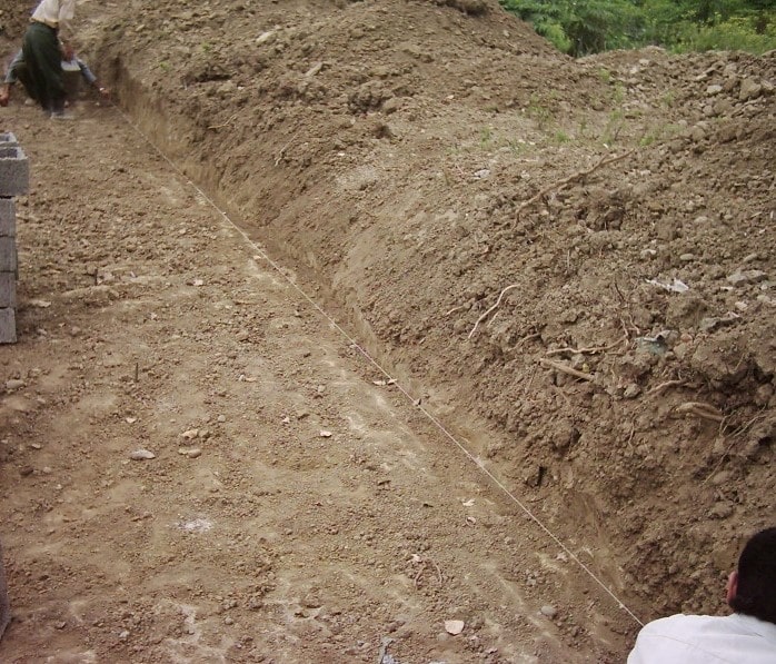 نقشة پي و محدوده بتنريزي