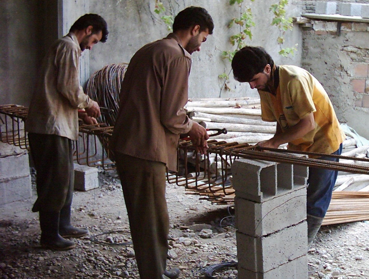 نحوه تهيه آرماتور ستون