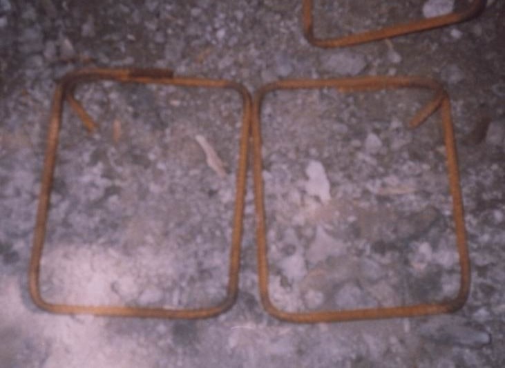 خاموتهاي مورد استفاده در تير و ستون