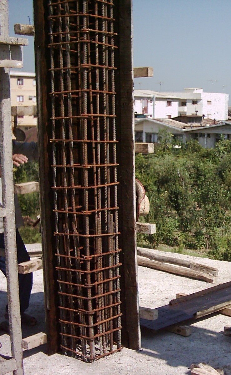 قرار دادن قالبها كنار هم براي ستون