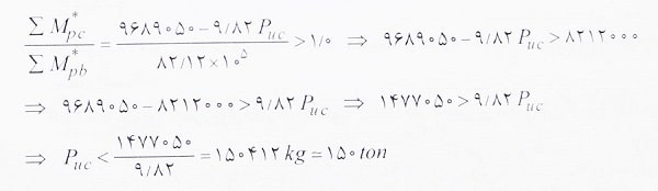 مقاومت خمشی تیر و ستون