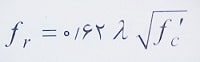 مدول گسیختگی بتن