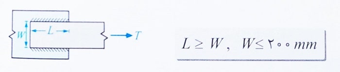 طول جوش گوشه