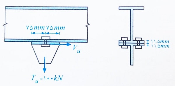 محاسبه پیچ ها و فاصله پیچ ها در اتصالات پیچی سازه های فولادی