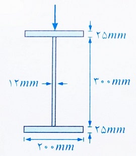 محاسبه خمش بال تیر