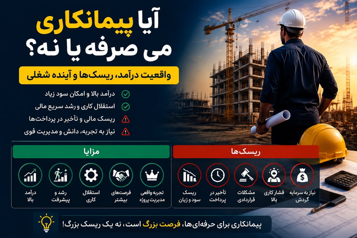 ایا پیمانکاری می صرفه یا نه؟