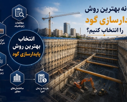 انتخاب سیستم پایدار سازی گودبرداری