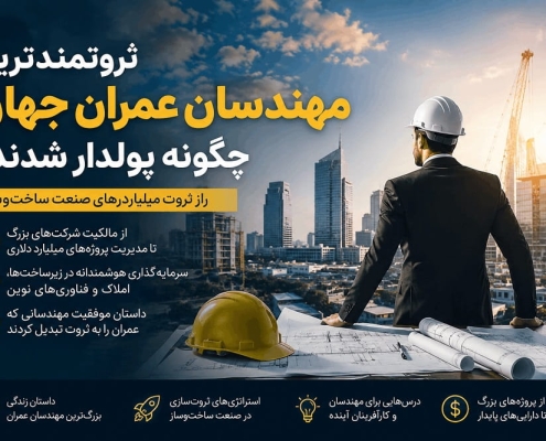 ثروتمندترین مهندسان عمران جهان چگونه پولدار شدند؟